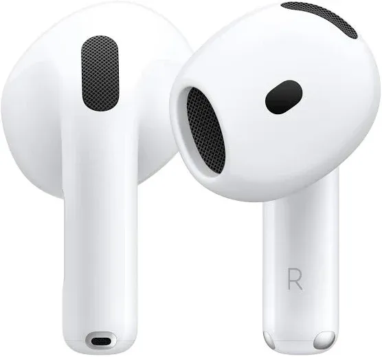 Apple AirPods 4 True Wireless Bluetooth Earbuds - White